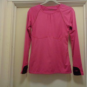 GYM GODDESS TRENDING BARBIECORE HOT PINK SPORTS STRETCH TOP S/P